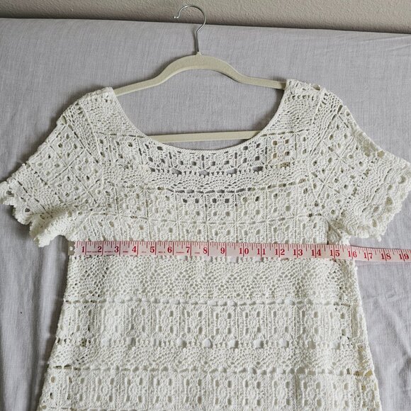 Sezane Robe Florine Écru. - Size XS - Picture 4 of 12